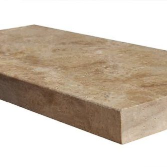 Chocolate Brown (Walnut) Modern Travertine Pool Coping - Icontile - PC522122499M