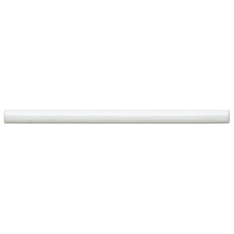 Cloe 0.5 x 8 Ceramic Jolly Miter Edge in White - DECCLOWHIJOLG