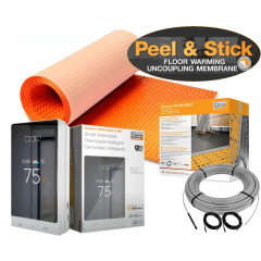 All in One Floor Heating Kit with 113 sq ft Cable
