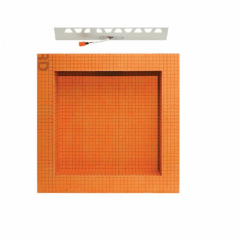 KERDI-BOARD-SNLT 12" X 12" NICHE WARM WHITE LED