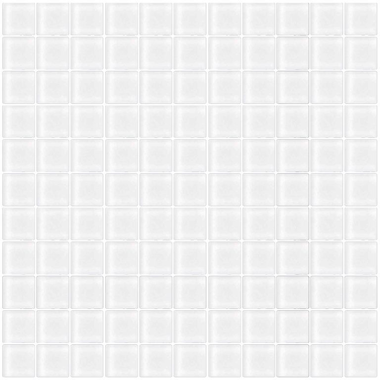 Mirage White Matte - Mir Mosaic - A-066M 1x1