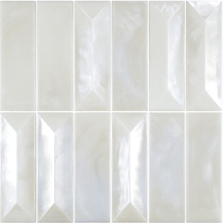 Allure White Rectangular - Mir Mosaic - AL-01WHT-R