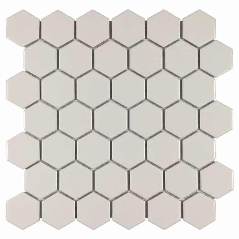 Pearl Matte 2 Inch Hex Porc Mos - Anthology Tile - ANTHPOHEP