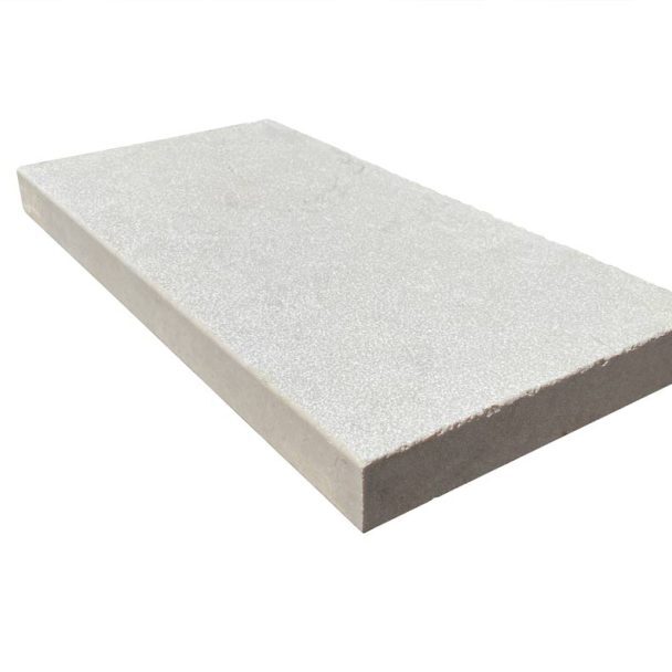 Antalya Cream Marble Leathered Modern Pool Coping 16X24 - Icontile - PC51191624M