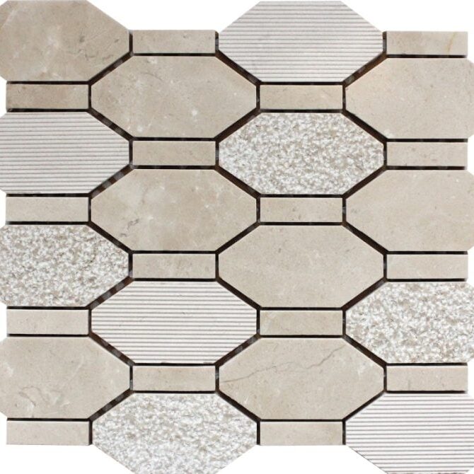 Pacific Rim Crema - Mir Mosaic - BL-02CM