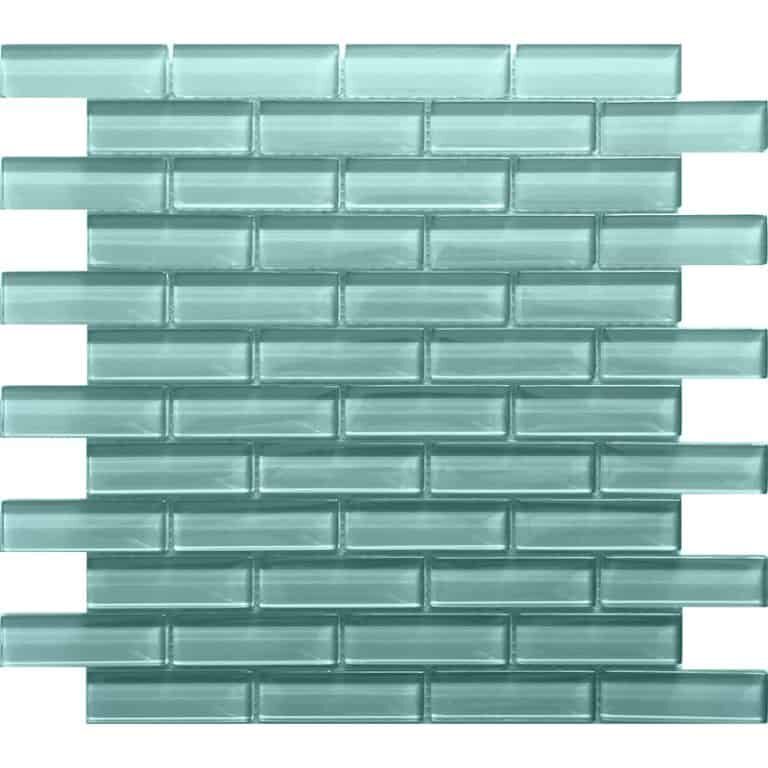 Aqua 1X3 Brick Gloss - Mir Mosaic - BR-041