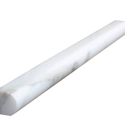 Calacatta Gold Marble Pencil Liner POLISHED - Icontile - L36PENCIL135