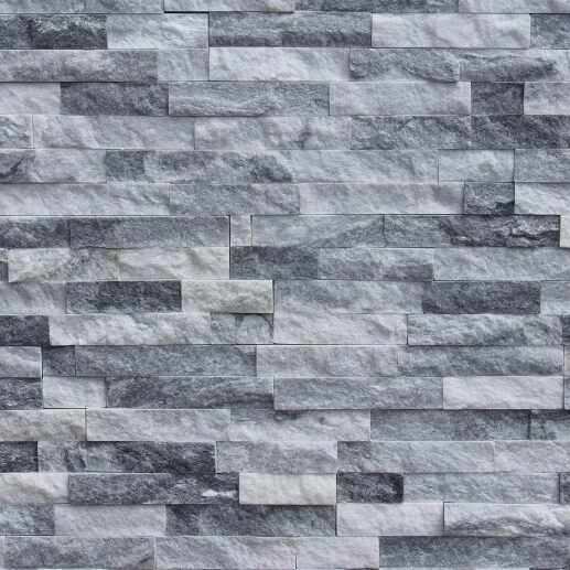 Cloudy Grey 6X24 Splitface Ledger Panel #LP63624SF - Icontile - LP63624SF