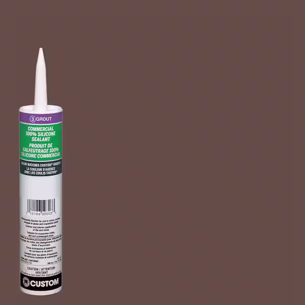 Commercial #95 Sable Brown 10.1 oz. Silicone Caulk