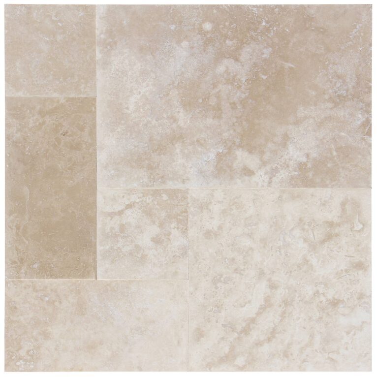 Cordoba Cream (Light) French Pattern Filled And Honed Tile - Icontile - 2130125
