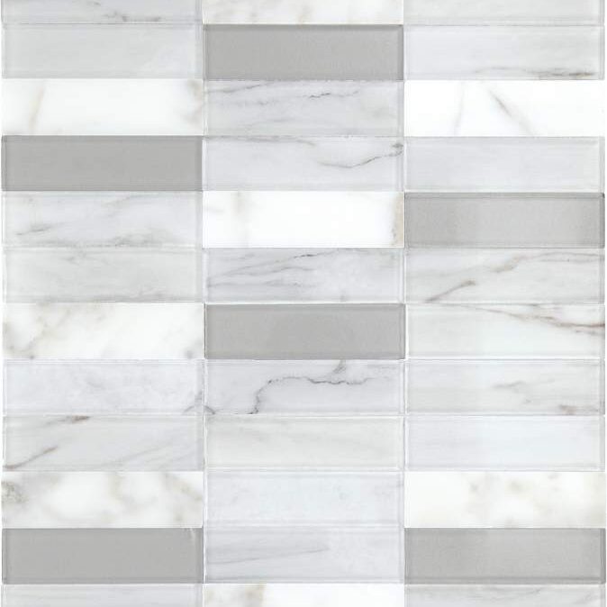 White Carrara & Glass - Daltile - White Carrara & Glass - Daltile