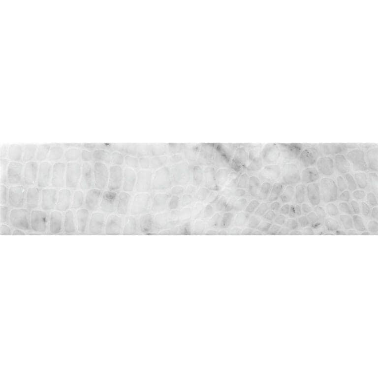Etched Alligator Carrara - Mir Mosaic - EFT-04CA