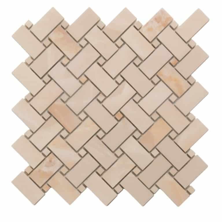 Imperial Onyx Pink Mosaic  - Mir Mosaic - IMP-ONX-PNK-MOS