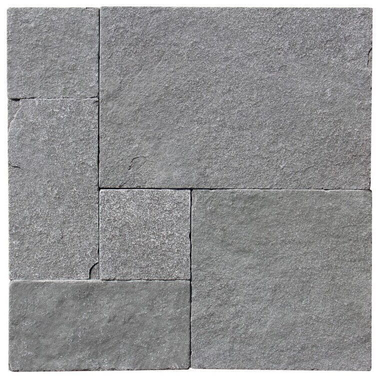 Indian Bluestone French Pattern Tumbled Paver 3cm - Icontile - P323099150