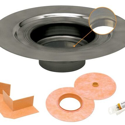 KERDI-DRAIN FLANGE KIT 2" STN STEEL THREADED