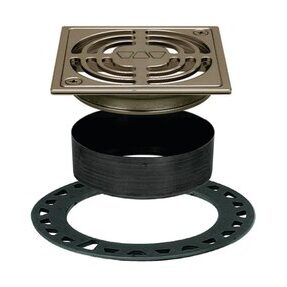 KERDI-DRAIN GRATE KIT CONTOUR 4" BRUSHED NICKEL