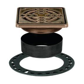 KERDI-DRAIN GRATE KIT CLASSIC 4" OIL-RUB BRONZE