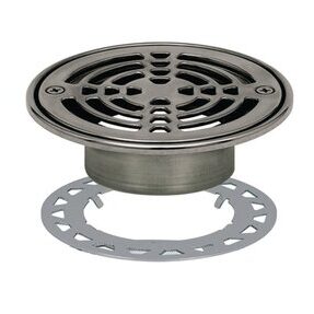 KERDI-DRAIN GRATE KIT CLASSIC ROUND 6" STN STEEL