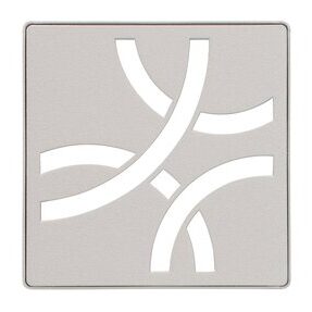 KERDI-DRAIN GRATE KIT 4" GREIGE CURVE