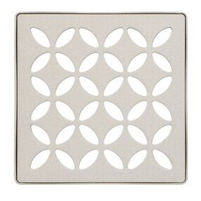 KERDI-DRAIN GRATE KIT 4" CREAM FLORAL