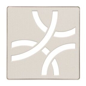 KERDI-DRAIN GRATE KIT 4" IVORY CURVE