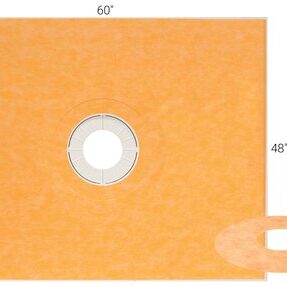 KERDI-SHOWER-TRAY 48" X 60" CEN