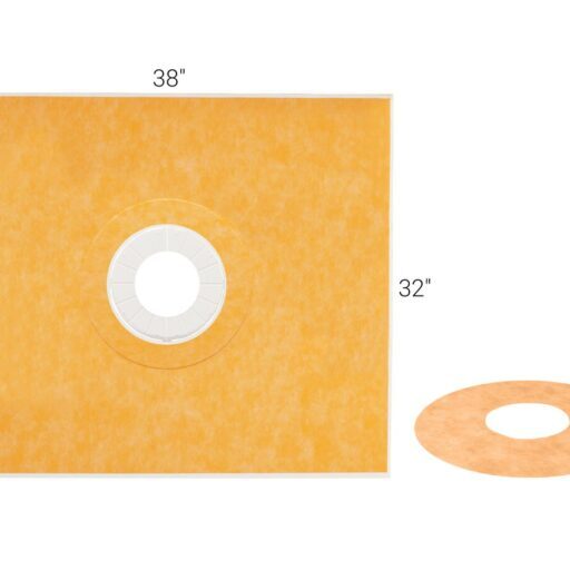 KERDI-SHOWER-TRAY-THIN 38" X 32" CEN