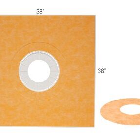 KERDI-SHOWER-TRAY-THIN 38" X 38" CEN