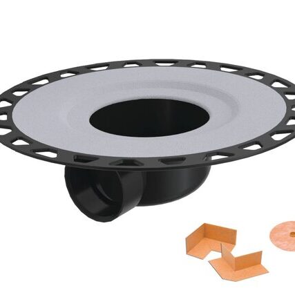 KERDI-DRAIN ABS HORIZ OUTLET - NO CORNERS/SEALS