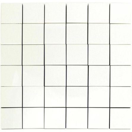 MICRO CRYSTAL WHITE POLISHED 2X2 ON 12X12 MOSAIC