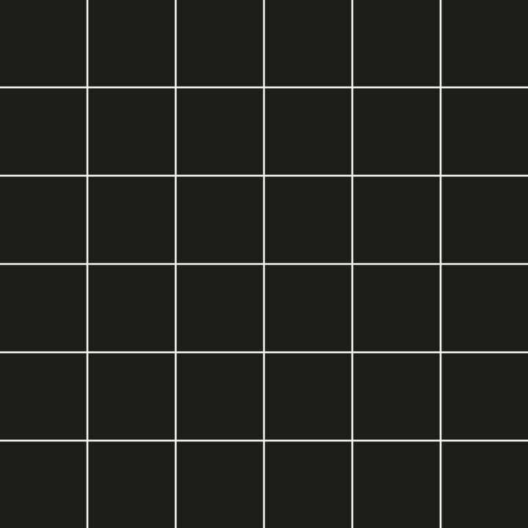 MOSAIC FULL BLACK (SQUARE) - SATIN MATTE - 2x2