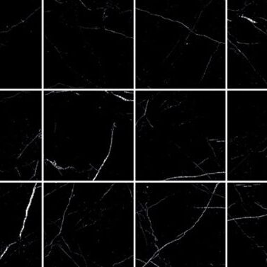 MOSAIC PIETRA (SQUARE) BLACK - POLISHED - 2x2