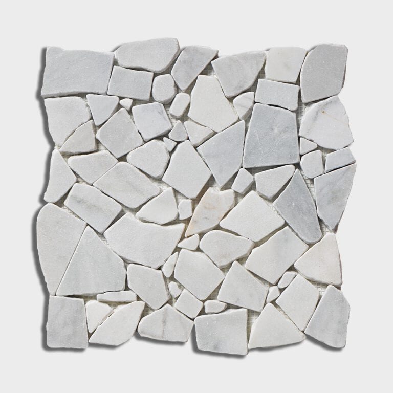 Marble Systems - Avenza Multi Finish Palladian Marble Mosaic 12x12 - MS02282