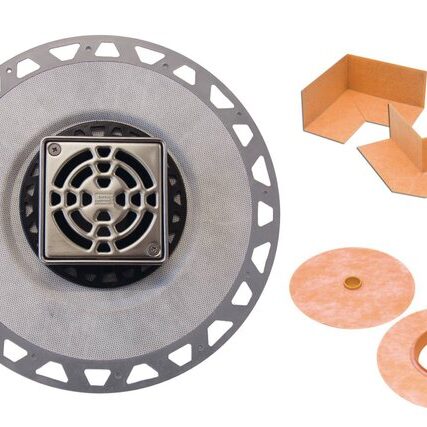 KERDI-DRAIN PVC 2" / CLASSIC 4" STN STEEL