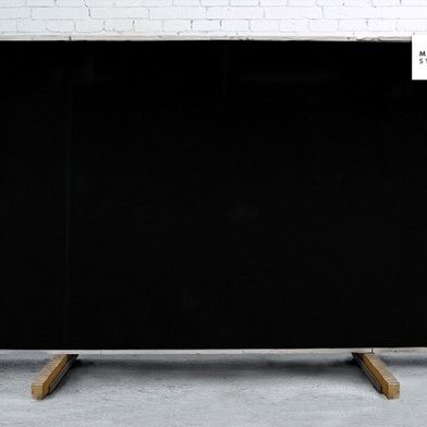 Absolute Black Honed Filled Granite Slab Random 1 1/4