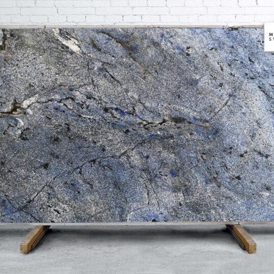 Marble Systems - Azul Bahia Polished Granite Slab Random 1 1/4 - SL10583