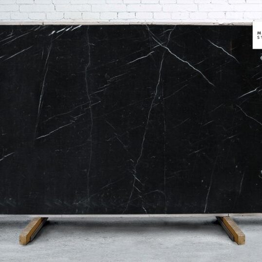 Marble Systems - Black Polished Marble Slab Random 3/4 - SL10803