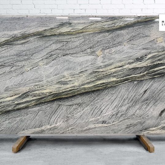 Marble Systems - Wild West Green Polished Granite Slab Random 1 1/4 - SL90007