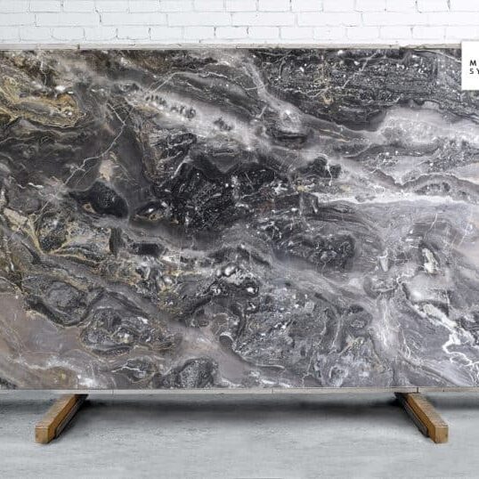 Marble Systems - Grigio Carnico Polished Marble Slab Random 1 1/4 - SL90603