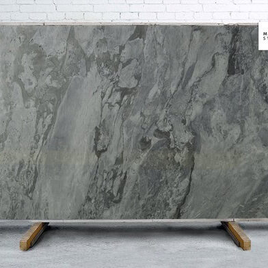 Bardiglio Polished Marble Slab Random 1 1/4