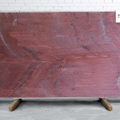 Royal Red Velvet Polished Quartzite Slab Random 1 1/4