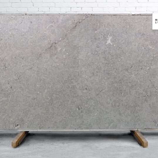 Marble Systems - Borghamn Light Gray Honed Limestone Slab Random 1 1/4 - SL90976