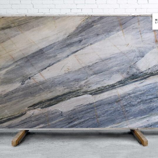 Marble Systems - Ijen Blue Polished Quartzite Slab Random 1 1/4 - SL91050