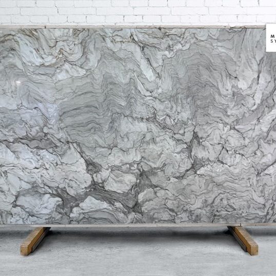 Marble Systems - Leaden Sky Gold Polished Marble Slab Random 1 1/4 - SL91136