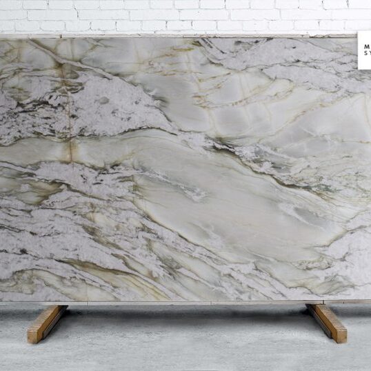 Marble Systems - Fluorite Crystal Polished Quartzite Slab Random 1 1/4 - SL91140