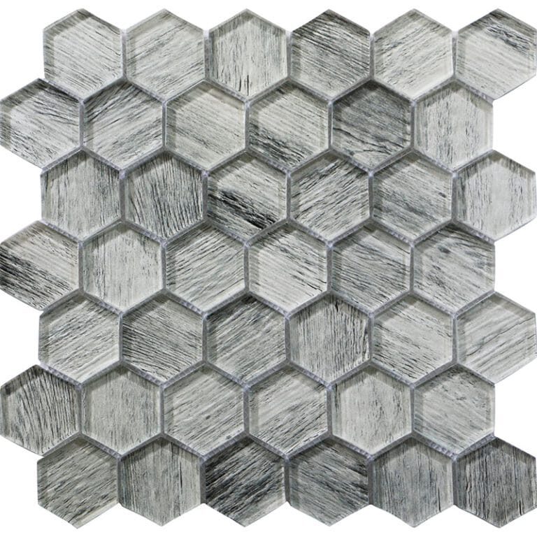 Silver Pine Hex - Mir Mosaic - SRA-04