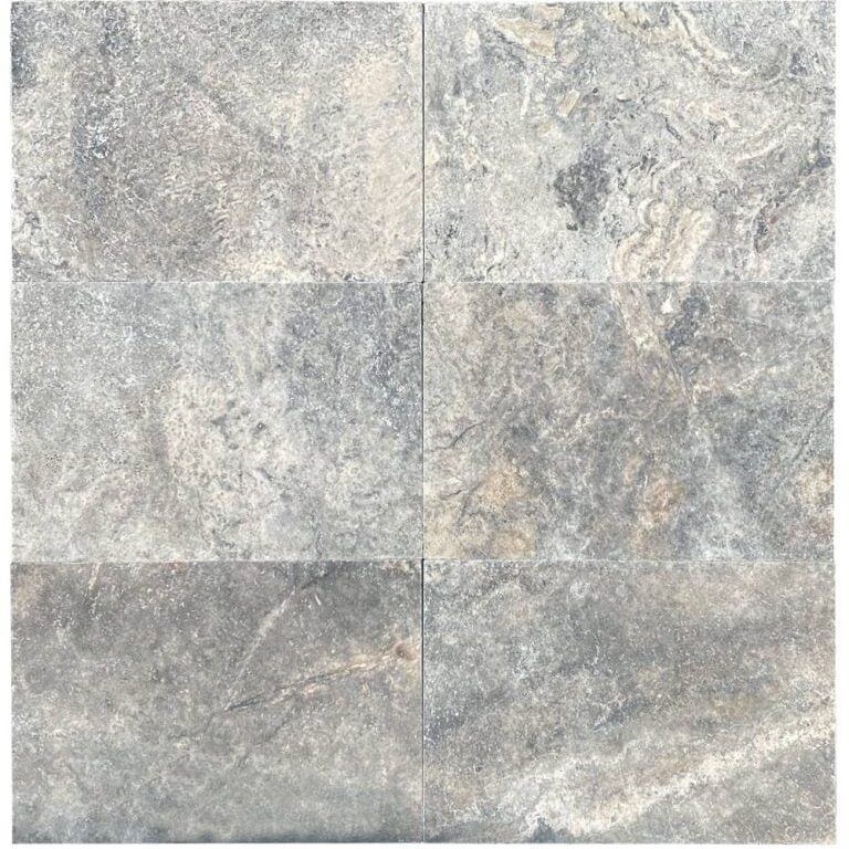 Silver Travertine Tumbled Paver 3cm - Icontile - P28162499