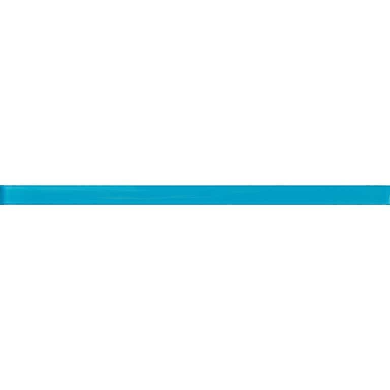 Turquoise Gloss Flat Liner - Mir Mosaic - T-042-15