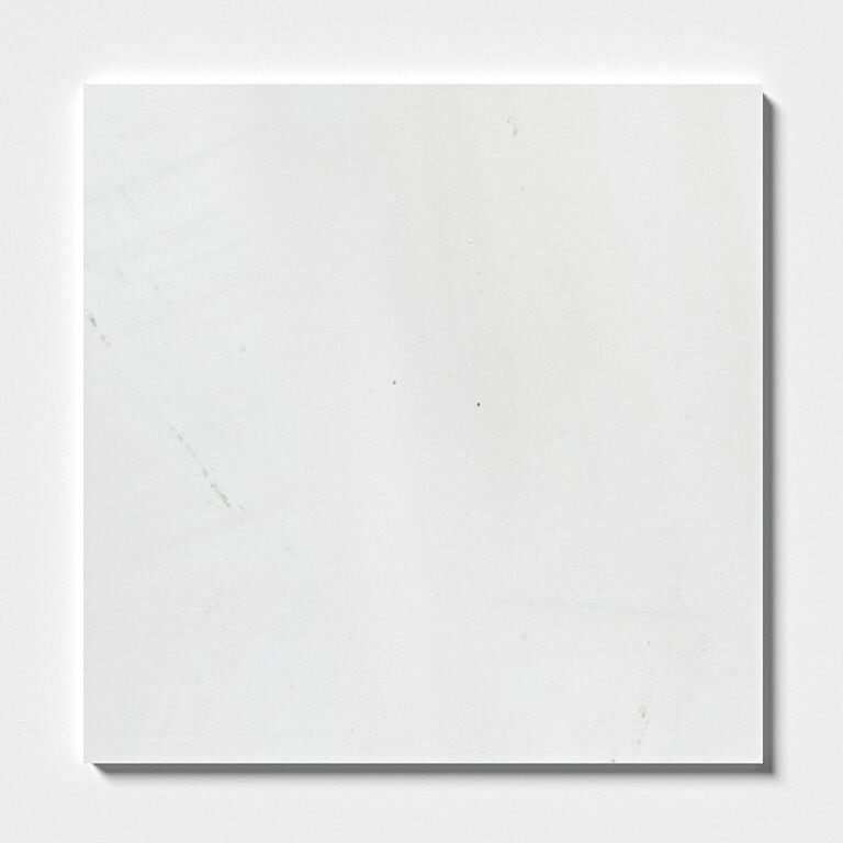 Marble Systems - Aspen White Honed Marble Tile 18x18 - TL19186