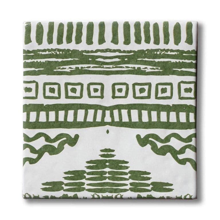 Marble Systems - Batik 1 Square 1/2 Glazed Ceramic Tile 6x6 - TL80127